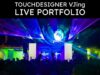 Live VJing Portfolio 2025 – Generative Touchdesigner VJ Perfomances