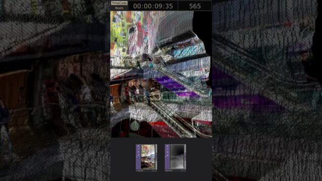Markthal – Video into Point Cloud using TouchDesigner + Depth Anything