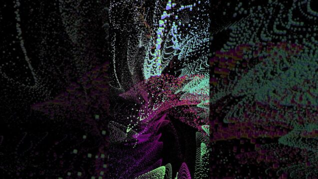 Monster of Paradise. Derived from a tutorial by @newnome_beauton . #audiotechnique #touchdesigner