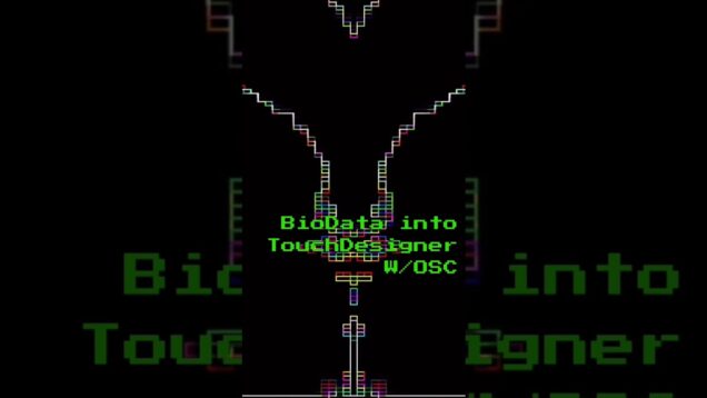 Mushroom Space Invaders #biodata #eurorack #touchdesigner