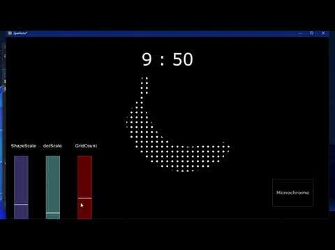 Nothing OS Dot Font mimick [in Touchdesigner]