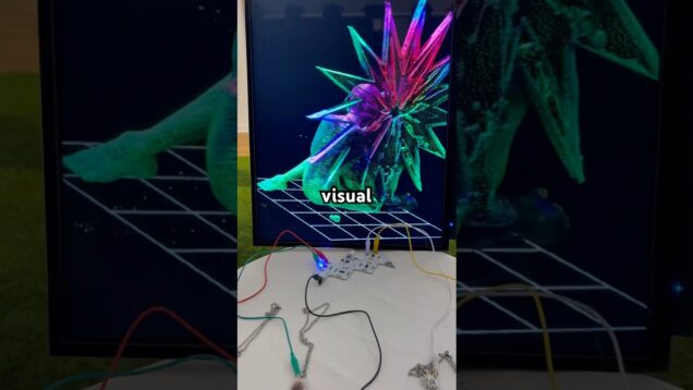 Playtron Midi into Touchdesigner Art Installation #playtronmidi #touchdesigner