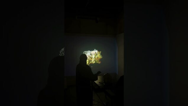 Student work-Interactive installation workshop #dubai #culture #touchdesigner #arduino #interactive