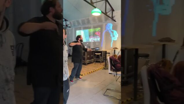 Touchdesigner installation at La tendresse #TouchDesigner