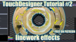 TouchDesigner Linework Effect – Projection Mapping #2