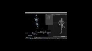 Touchdesigner POP Particles constrained to inside an animated Mesh [Teaser]