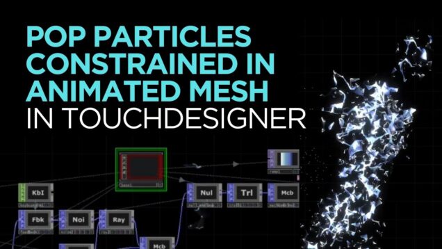 Touchdesigner POP Particles constrained to inside an animated Mesh