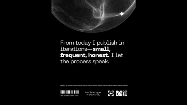 touchdesigner taught me wabi-sabi: the beauty of imperfection