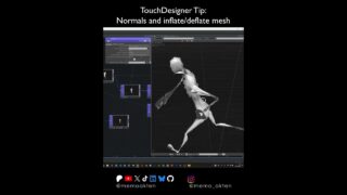 Touchdesigner Tip: Normals, inflating and deflating mesh