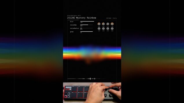 251202 Mystery Rainbow ｜ Touchdesigner Audio Visual