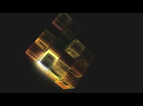 Audioreactive neon cubes touchdesigner experiment #touchdesigner