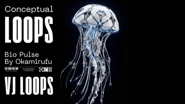 Bio Pulse – 4k VJ Loops for Immersive Installations | TouchDesigner, Resolume Mad Mapper – AI