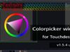 Colorpicker widget for Touchdesigner 1.5.4
