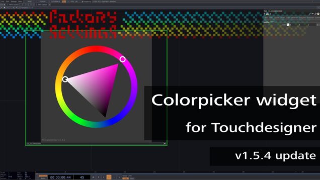 Colorpicker widget for Touchdesigner 1.5.4