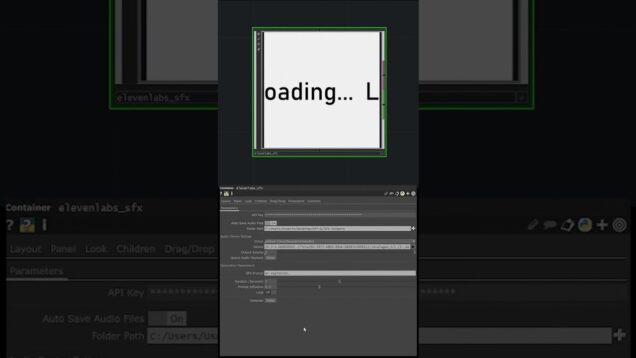ElevenLabs SFX – [TouchDesigner Component Release] | #touchdesigner #sfx #editing #ai #elevenlabs