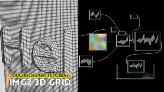 Image to 3d grid touchdesigner tutorial (eng dubbed)