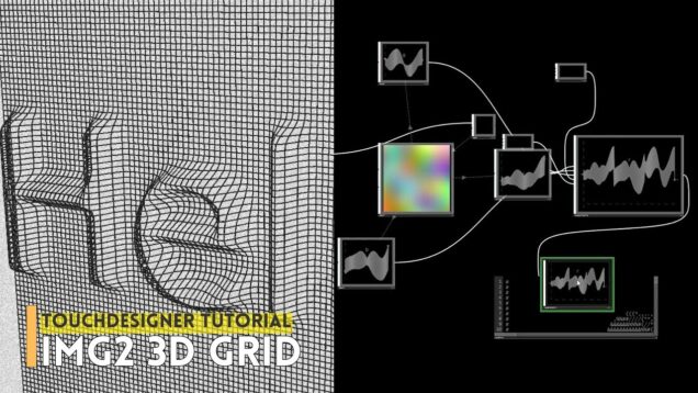 Image to 3d grid touchdesigner tutorial (eng dubbed)