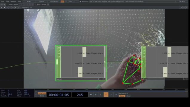 Interactive Particles with MediaPipe · TouchDesigner