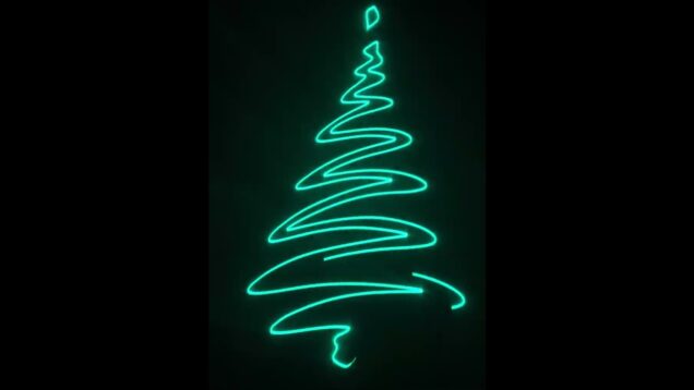 Merry Christmas!🎄 #rgblaser #touchdesigner #laserart  #kutina #croatia