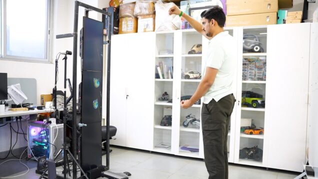 Orbbec Kinect and Touchdesigner Stream Diffusion Installation