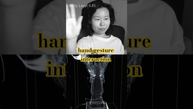 Revealing angle from the chaos #touchdesigner #particles #pointclouds