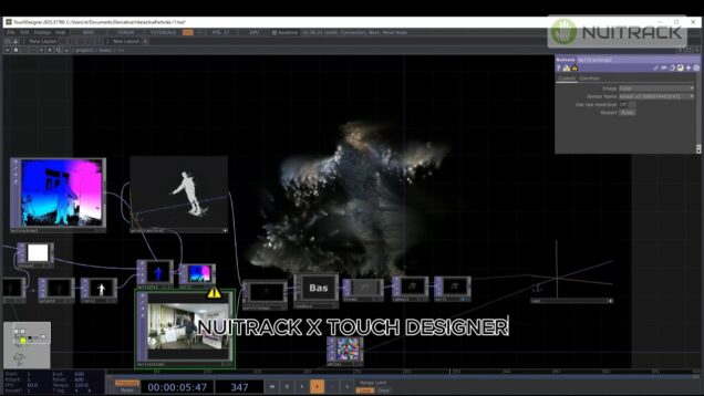 #TouchDesigner Plugin for Interactive Art [teaser]