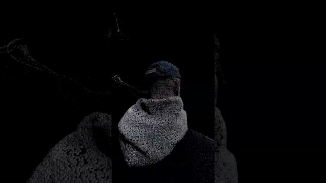 Touchdesigner Portrait of 1 million cubes