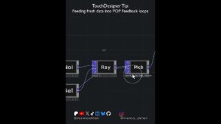 Touchdesigner Tip: Feeding fresh data into POP Feedback loops