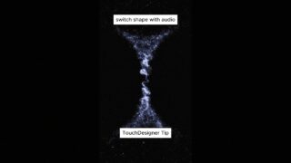 TouchDesigner tip – Switch Shape With Audio #touchdesigner #audioreactive #creativecoding #tutorial