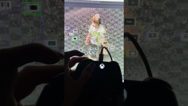 #touchdesigner #visualart #visuals #art #interactive #xbox #ecco2k