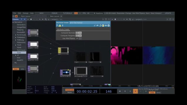 TouchDesigner x Unity Spout Bridge Test