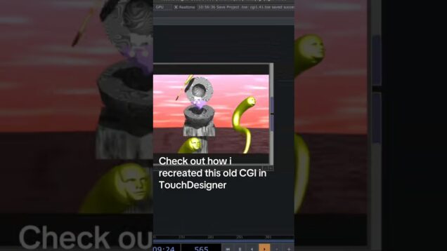 Vintage CGI for TouchDesigner? #touchdesigner