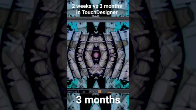 2 weeks vs 3 months working in TouchDesigner