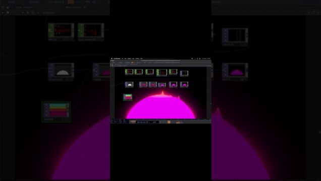audio visual art with #touchdesigner #tikitiki #newmediaart