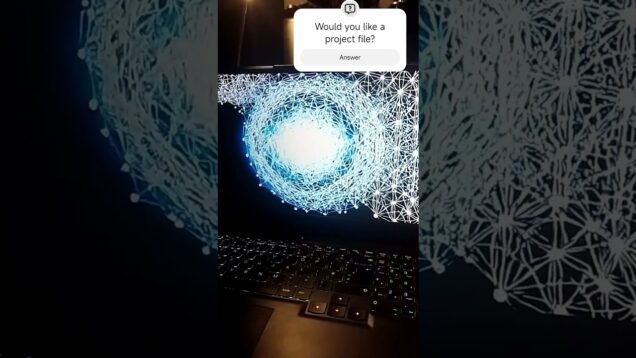 Audio-visual movement controlled setup #touchdesigner #experiment #abletonlive