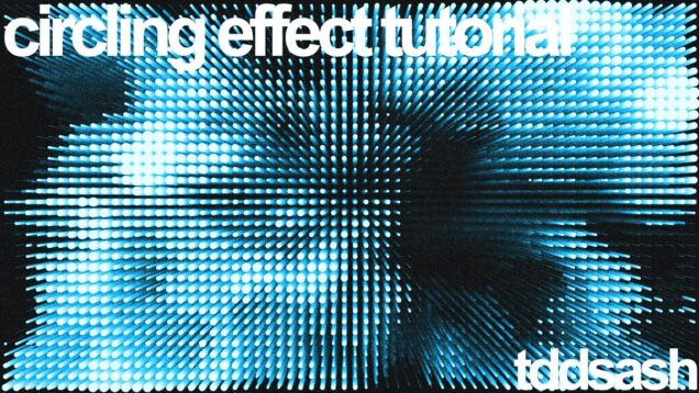 circling effect in touchdesigner  | tutorial