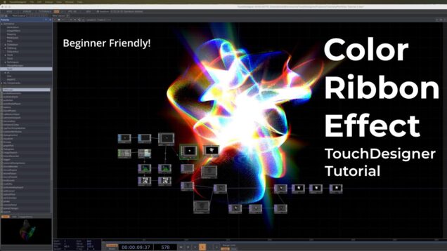 Color Ribbon Effect – TouchDesigner Tutorial (Beginner Friendly!)