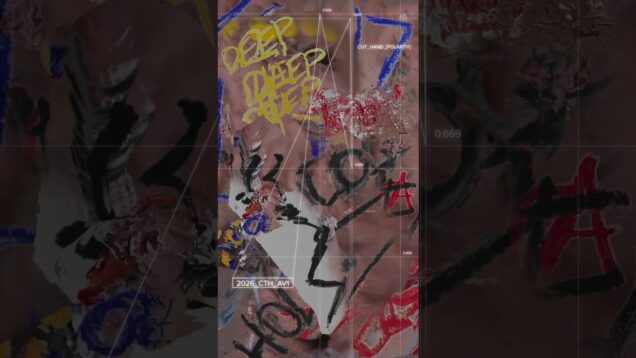 Cut Hand [Polarity] generative digital artwork in dialogue with Basquiat #touchdesigner