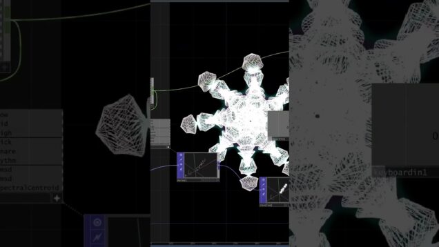 day 16 – snowflake #touchdesigner #journey #generativeart #creative #audioreactive