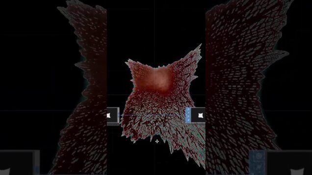 day 2 – sticky moving heart #touchdesigner #visuals #journey #generativeart #newmedia