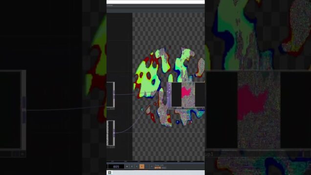 day 9 – noise circle #journey #touchdesigner #visuals #generativeart #newmedia #digitalart