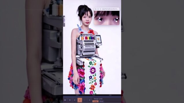 Embroidery machine 🎨#touchdesigner