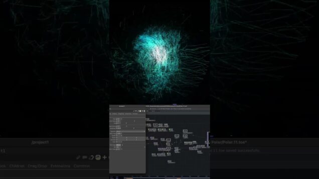 Genuary 10: polar coordinates. #touchdesigner