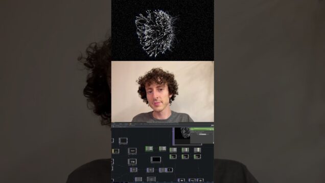 Genuary 13. Exploring @JosefPelz point relax tool in #touchdesigner