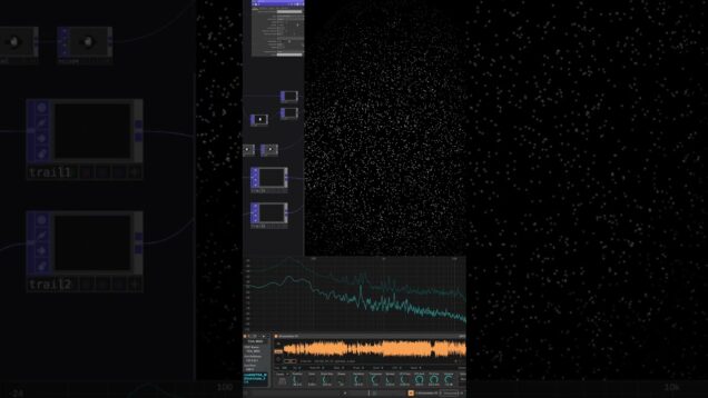 granular synth + touchdesigner visuals = pure joy