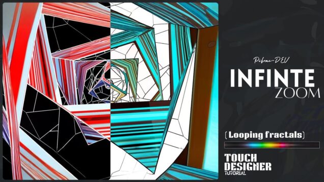 Infinite fractal zoom vj loop – TOUCHDESIGNER tutorial
