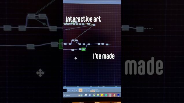 Interactive Art Experiments: 3 #touchdesigner #umwelt #newmedia #interactiveart