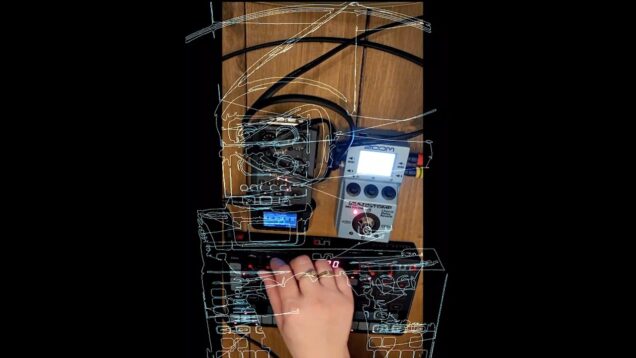 #jamuary @ikmultimedia UnoSynth Zoom pedal #TouchDesigner #day12 #touchdesigner #synth #shorts