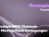 Lichtsteuerung für TouchDesigner: finotopia – Tutorial 3: Diverse DMX‑Kanäle & Pan/Tilt über Mapping