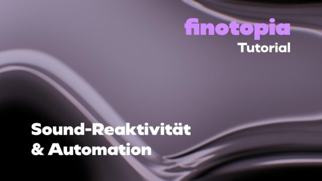 Lichtsteuerung für TouchDesigner: finotopia – Tutorial 5: Sound‑Reaktivität & Show-Automation